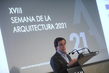 En la inauguración de la Semana de la Arquitectura, organizada por el COAM