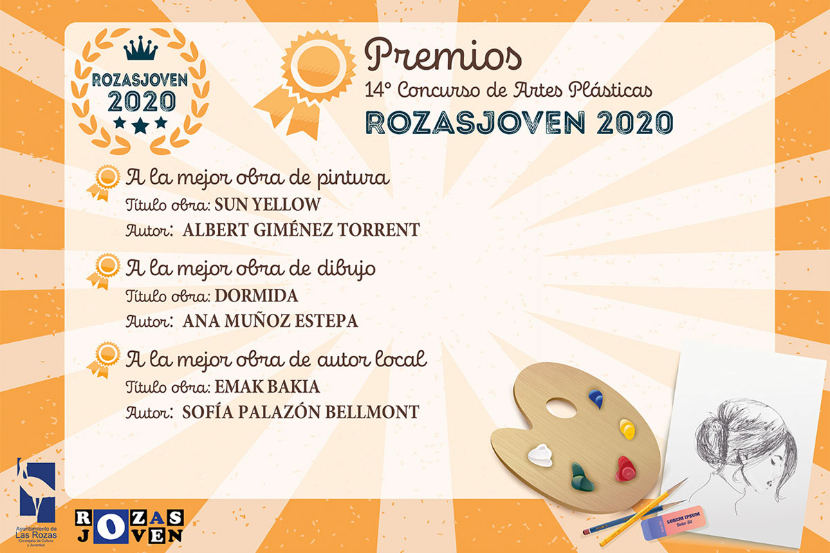 Los primeros premios se sitúan en torno a los 300 euros y se reserva una distinción a la mejor obra de autor local